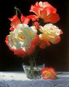 Still life floral, all kinds of reality flowers oil painting  53 unknow artist